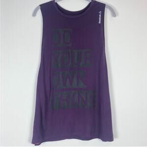 Reebok do your own thing purple tank top